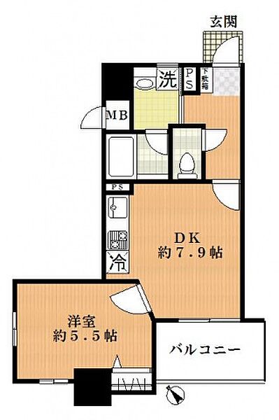 ＰＲＩＭＯＮＤＯ ｜東京都江戸川区一之江８丁目(賃貸マンション1DK・6階・33.66㎡)の写真 その2