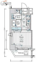ＭＡＸＩＶ横浜鶴見 5階1Kの間取り