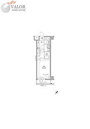 RELUXIA GRANDE 川崎大師公園 1Kの間取図画像