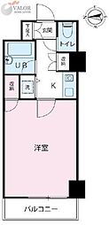 ステラレジデンス横浜 1Kの間取図画像