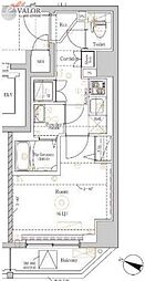 SHOKENResidence横浜鶴見 1Kの間取図画像