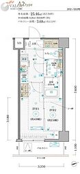 MAXIVCROSお花茶屋 2Kの間取図画像