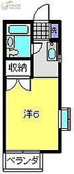 ビラ・コートあいかわ 1Kの間取図画像