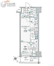 DUOSTAGE横濱伊勢佐木 1LDKの間取図画像