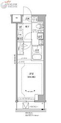 RELUXIA GRANDE 川崎大師公園 1Kの間取図画像