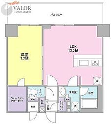 PREDEARSTYLEYOKOHAMASAWATARI 1LDKの間取図画像