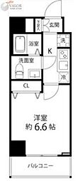 フロンティアコンフォート鶴見市場 1Kの間取図画像