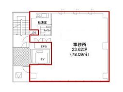 クローバー青山・ONEの間取図画像