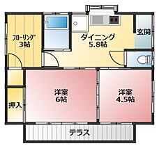 伏見上ノ原戸建 3号棟 ｜ 静岡県駿東郡清水町伏見319-2（賃貸一戸建3K・1階・39.60㎡） その2