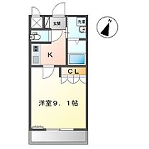 ブルーコスモ 202 ｜ 静岡県沼津市岡宮（賃貸アパート1K・2階・29.75㎡） その2