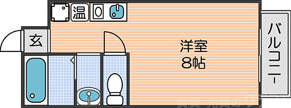 墨江728ハイツ ｜大阪府大阪市住吉区墨江1丁目(賃貸アパート1R・3階・20.00㎡)の写真 その2