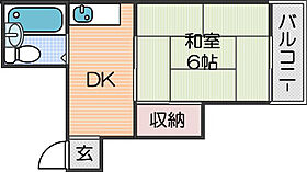 大阪府大阪市西成区玉出西2丁目（賃貸マンション1DK・2階・20.50㎡） その2