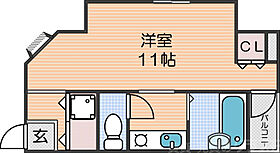 シェポールK&M  ｜ 大阪府大阪市西成区岸里3丁目（賃貸マンション1R・5階・26.16㎡） その2