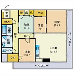 物件の間取り