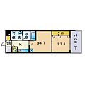 F.PARC西新6階7.5万円