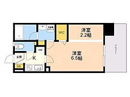 サニークレスト大濠公園 2Kの間取図画像
