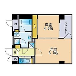 THEAPARTMENT 1LDKの間取図画像