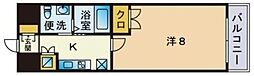 セントレジデンス西公園 1Kの間取図画像