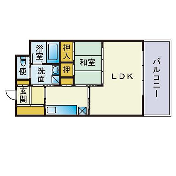 エンクレストベイ天神東 807｜福岡県福岡市博多区築港本町(賃貸マンション1LDK・8階・38.40㎡)の写真 その2