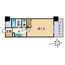 ベイフロント大手門 601 ｜ 福岡県福岡市中央区港２丁目1番7号（賃貸マンション1K・6階・24.45㎡） その2