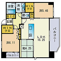 Ｔｈｅアクシオン天神レジデンス 502 ｜ 福岡県福岡市中央区舞鶴１丁目（賃貸マンション3LDK・5階・69.78㎡） その2