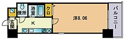 エンクレスト赤坂壱番館 1Kの間取図画像