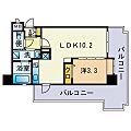 アクタス天神セントラルタワー4階8.5万円
