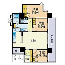 薬院大通駅 27.5万円