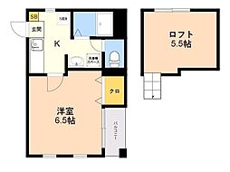 イル・グラッツィア薬院4 1Kの間取図画像