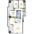 アクタス渡辺通パークシティ9階20.0万円