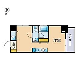 RichStage上人橋 ワンルームの間取図画像