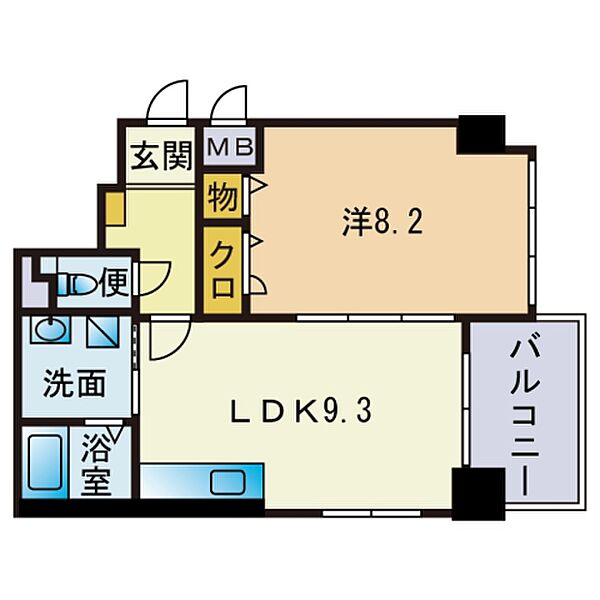 コンフォール博多駅南 303｜福岡県福岡市博多区博多駅南２丁目(賃貸マンション1LDK・3階・41.59㎡)の写真 その2