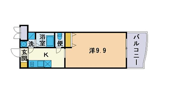 ロイヤルリバービュー143 709｜福岡県福岡市博多区中洲５丁目(賃貸マンション1K・7階・31.18㎡)の写真 その2