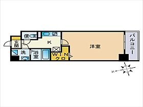 ＬＵＸＣＡＳ　ＦＵＫＵＯＫＡ　ＥＡＳＴ 602 ｜ 福岡県福岡市東区多の津５丁目（賃貸マンション1K・6階・30.06㎡） その2