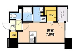 エンクレスト空港前 ワンルームの間取図画像