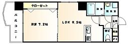 リファレンス東公園 1LDKの間取図画像