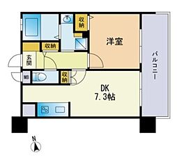 アルティザ博多プレミア 2Kの間取図画像