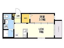 (仮称)robot home 吉塚 1LDKの間取図画像