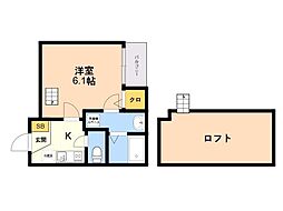 メゾン・ド・レスポアール ワンルームの間取図画像