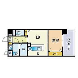 103Residence 1LDKの間取図画像
