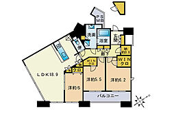 間取図画像 3LDK