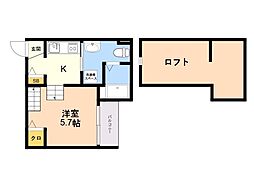 セレソン 1SKの間取図画像