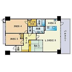 アイランドシティインフィニガーデンS棟 3LDKの間取図画像
