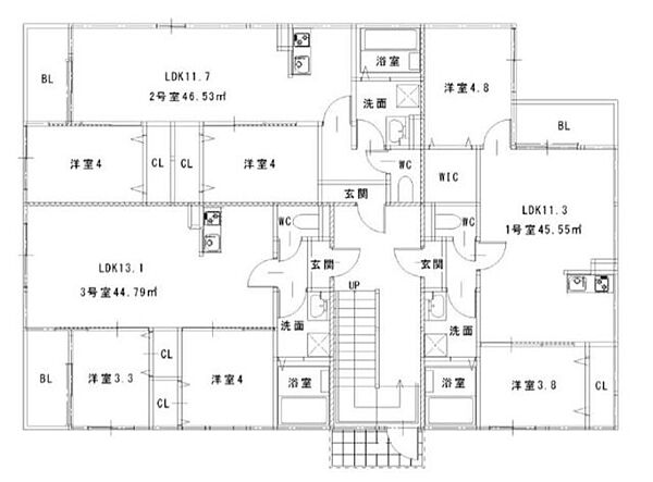 グランレーヴ長丘 201｜福岡県福岡市南区長丘５丁目(賃貸アパート2LDK・2階・45.55㎡)の写真 その1