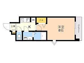 Ｓ－ＲＥＳＩＤＥＮＣＥ大橋ＦＬＵＳＳ 801 ｜ 福岡県福岡市南区大橋２丁目29番15号（賃貸マンション1K・8階・25.60㎡） その2