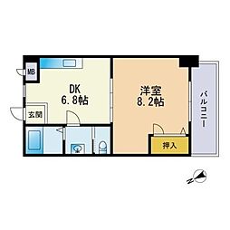 間取図画像 1DK