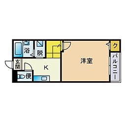 間取図画像 1K