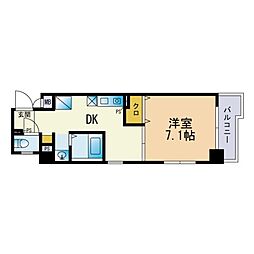 リファインドYM 1DKの間取図画像
