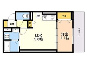 Ｄ－ｒｏｏｍ姪の浜3丁目 202 ｜ 福岡県福岡市西区姪の浜３丁目22番2号（賃貸アパート1LDK・2階・34.38㎡） その2