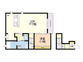 ボワヴェール姪浜 202 ｜ 福岡県福岡市西区姪の浜５丁目21番（賃貸アパート1LDK・2階・54.31㎡） その2